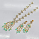 Rajwadi Collection Ethnic Polki Kundan Stone Long Necklace Set