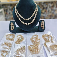 Rajwadi Collection Heritage Polki Kundan Stone Necklace Set