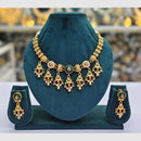 Rajwadi Collection Designer Pota Stone Pearl And Beads Necklace Set 