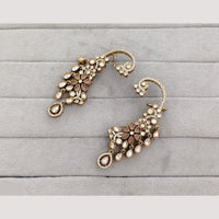 Rajwadi Collection Glamorous American Diamond (Left & Right) Ear Cuff Earrings