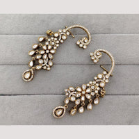 Rajwadi Collection Glamorous American Diamond (Left & Right) Ear Cuff Earrings