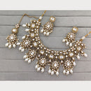 Rajwadi Collection Royal Pota And Crystal Stone Beads Statement Necklace Set