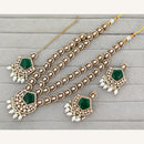 Rajwadi Collection Royal Pota Stone And Pearl Statement Necklace Set