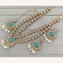 Rajwadi Collection Royal Pota Stone And Pearl Statement Necklace Set