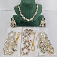 Rajwadi Collection Heritage Polki Kundan Stone Necklace Set