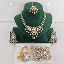Rajwadi Collection Heritage Polki Kundan Stone Necklace Set