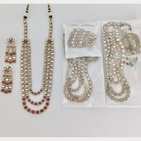 Rajwadi Collection Heritage Polki Kundan Stone Long Necklace Set
