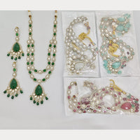 Rajwadi Collection Heritage Polki Kundan Stone Necklace Set