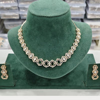 Rajwadi Collection Heritage Polki Kundan Stone Necklace Set