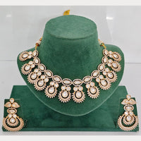 Rajwadi Collection Heritage Polki Kundan Stone Necklace Set