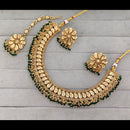 Rajwadi Collection Graceful Pearl Necklace Set With Earrings