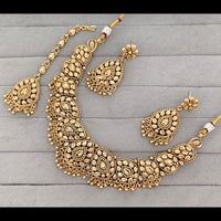 Rajwadi Collection Graceful Pearl Necklace Set With Earrings