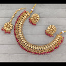 Rajwadi Collection Graceful Pearl Necklace Set With Earrings