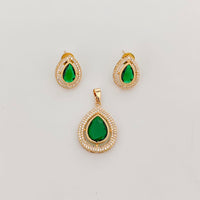Rajwadi Collection Designer Polki Kundan Pendant Set