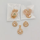 Rajwadi Collection Designer Polki Kundan Pendant Set