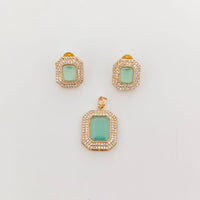 Rajwadi Collection Designer Polki Kundan Pendant Set