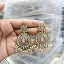 Rajwadi Collection Ethnic Pota Stone And Beads Dangler Earrings