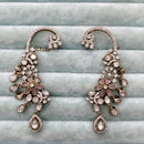 Rajwadi Collection Glamorous American Diamond (Left & Right) Ear Cuff Earrings