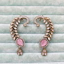 Rajwadi Collection Glamorous American Diamond (Left & Right) Ear Cuff Earrings
