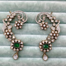 Rajwadi Collection Glamorous American Diamond (Left & Right) Ear Cuff Earrings