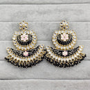 Rajwadi Collection Traditional Kundan Stone And Pearl  Meenakari Dangler Earrings