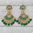 Rajwadi Collection Royal Crystal Stone And Pearl Designer Dangler Earrings