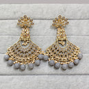 Rajwadi Collection Royal Crystal Stone And Pearl Designer Dangler Earrings