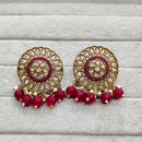 Rajwadi Collection Royal Crystal Stone And Pearl Designer Dangler Earrings