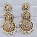 Rajwadi Collection Royal Crystal Stone And Pearl Designer Dangler Earrings