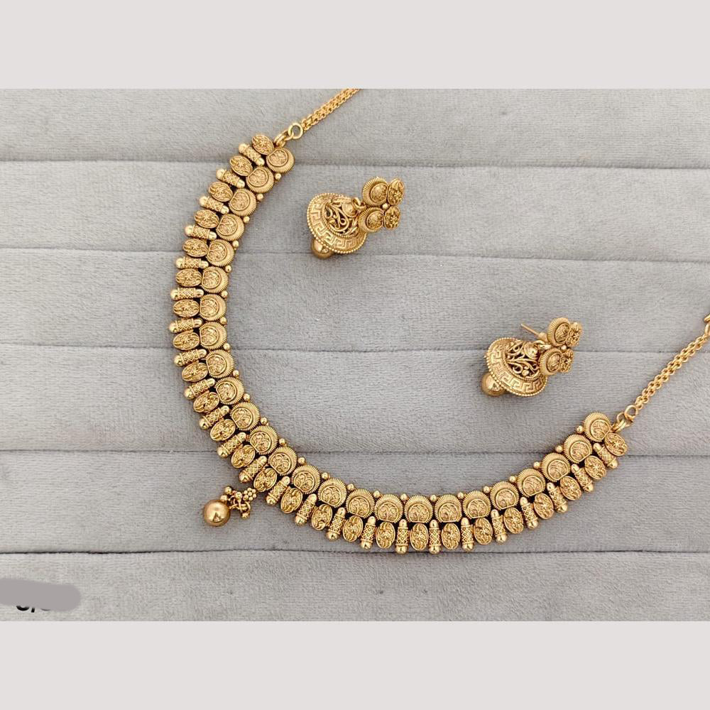 Rajwadi Collection Gold Plated Necklace Set