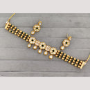 Rajwadi Collection Kundan And Austrian Stone Gold Plated Necklace Set