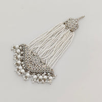 Rajwadi Collection Designer Crystal Stone And Pearl Bridal Passa for Women