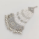 Rajwadi Collection Designer Crystal Stone And Pearl Bridal Passa for Women