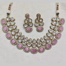 Rajwadi Collection Designer Polki Kundan Necklace Set