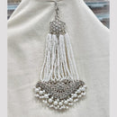 Rajwadi Collection Designer Crystal Stone And Pearl Bridal Passa for Women