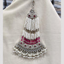 Rajwadi Collection Designer Crystal Stone And Pearl Bridal Passa for Women