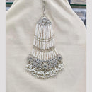 Rajwadi Collection Designer Crystal Stone And Pearl Bridal Passa for Women