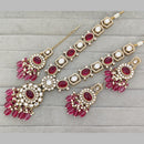 Rajwadi Collection Designer Pota Stone And Austrian Stone Beads Necklace Set
