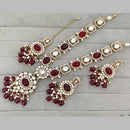Rajwadi Collection Designer Pota Stone And Austrian Stone Beads Necklace Set