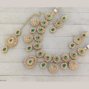 Rajwadi Collection Luxury Crystal Stone And Pearl Necklace Set