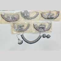 Rajwadi Collection Luxury Crystal Stone And Pearl Designer Necklace Set