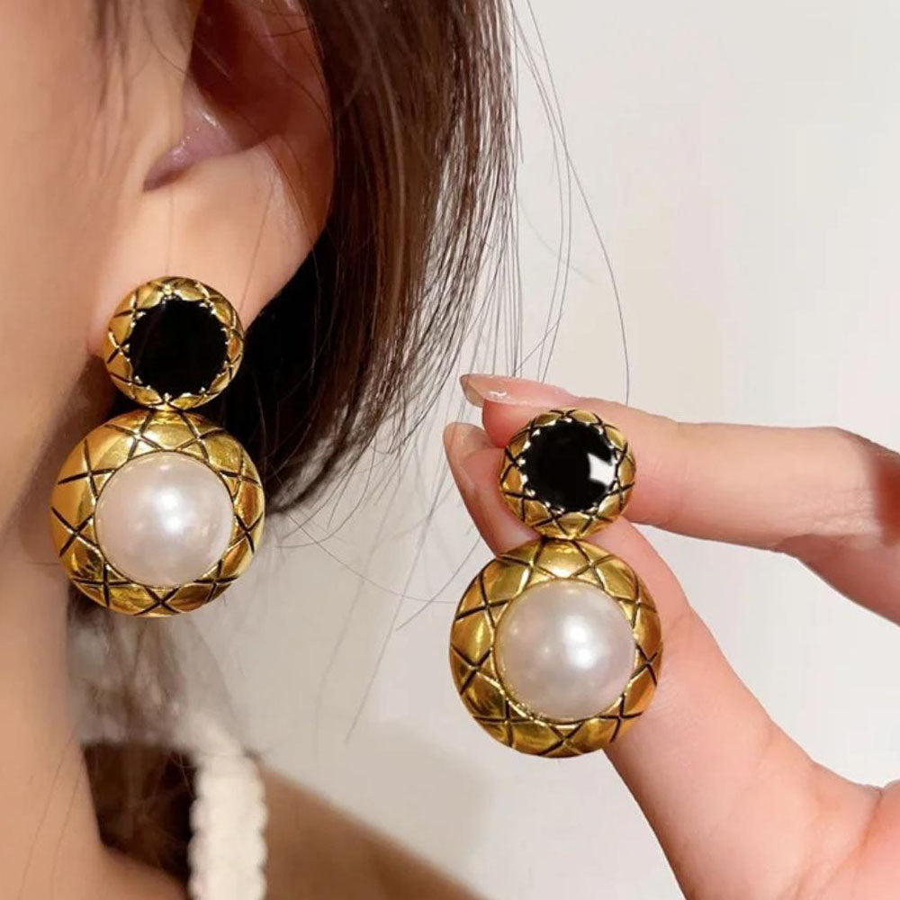 VF Collection Gold Plated Studs Earrings