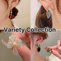 VF Collection Imported Korean Earrings Variety collection (Assorted 50 Set Designs)