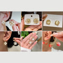 VF Collection Imported Korean Earrings Variety collection (Assorted 50 Set Designs)