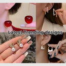 VF Collection Imported Korean Earrings Variety collection (Assorted 50 Set Designs)
