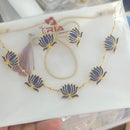 VF Collection Gold Plated Necklace Set