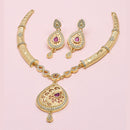 Sanjana Jewels Gold Plated Austrian Stone Necklace Set