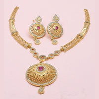 Sanjana Jewels Gold Plated Austrian Stone Necklace Set