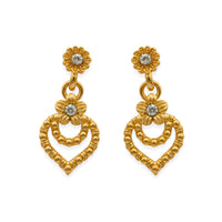 Urthn Gold Plated Elegant Austrian Stone Necklace set(Pack of 3)