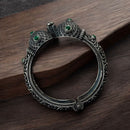 Maharani Jewels Oxidised Plated Openable Bangle